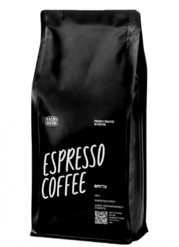 Аксессуары Tasty Coffee эспрессо-смесь "Фрутти", в зернах, 1 кг
